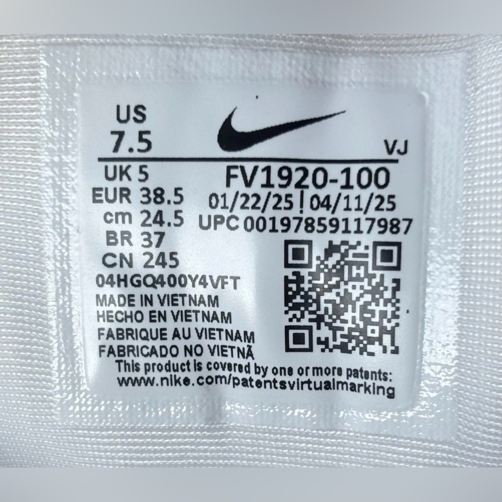 Nike 💅✨ Air Max Muse Y2K Runner White Metallic Silver Shoes FV1920-100 7.5 9 9.5 - Picture 14 of 14